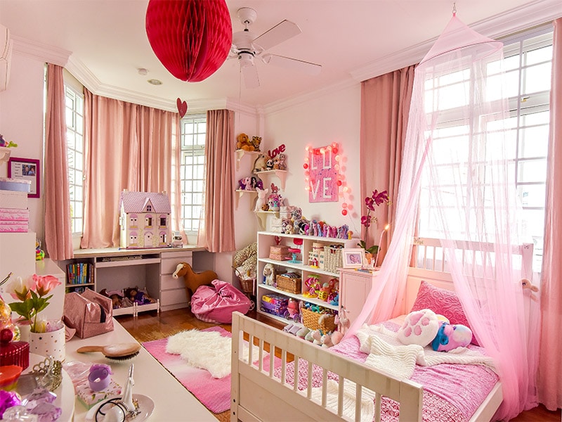 East coast home claire hallam pink kids room