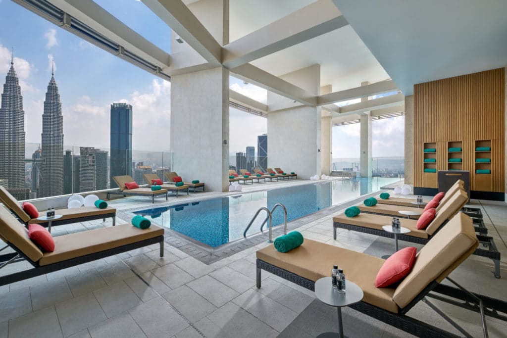 image of Banyan Tree swimming pool for story on Kuala Lumpur hotels