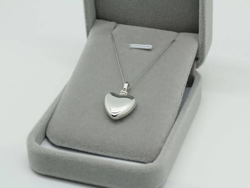 Flying home - Sterling silver heart