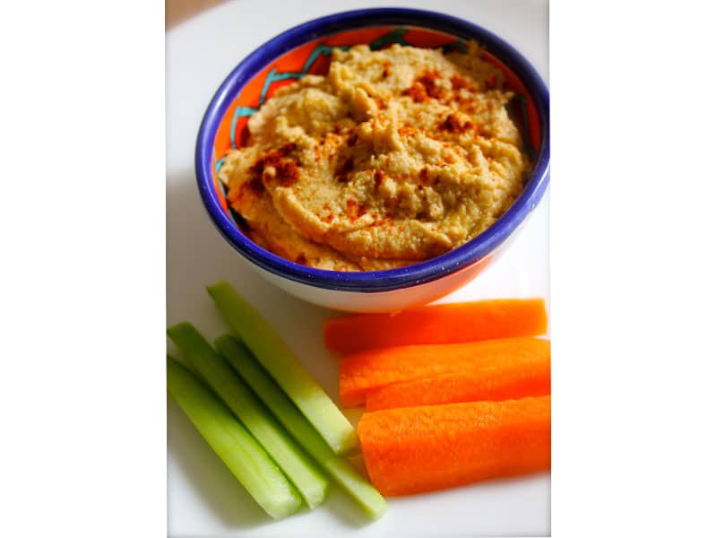 Kids lunch ideas- hummus and dips