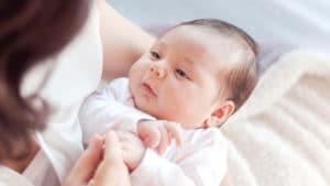 image of a baby, breastfeeding in Singapore