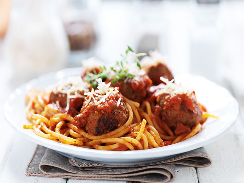 easy Meatball pasta recipe