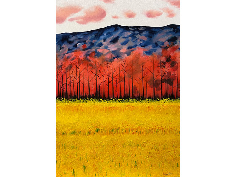 Living with art red forest