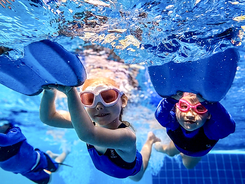 Early Years Foundation Stage early years curriculum swimming activity - DUCKS