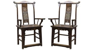 image of Chinese antique chairs, buying antiques in Singapore
