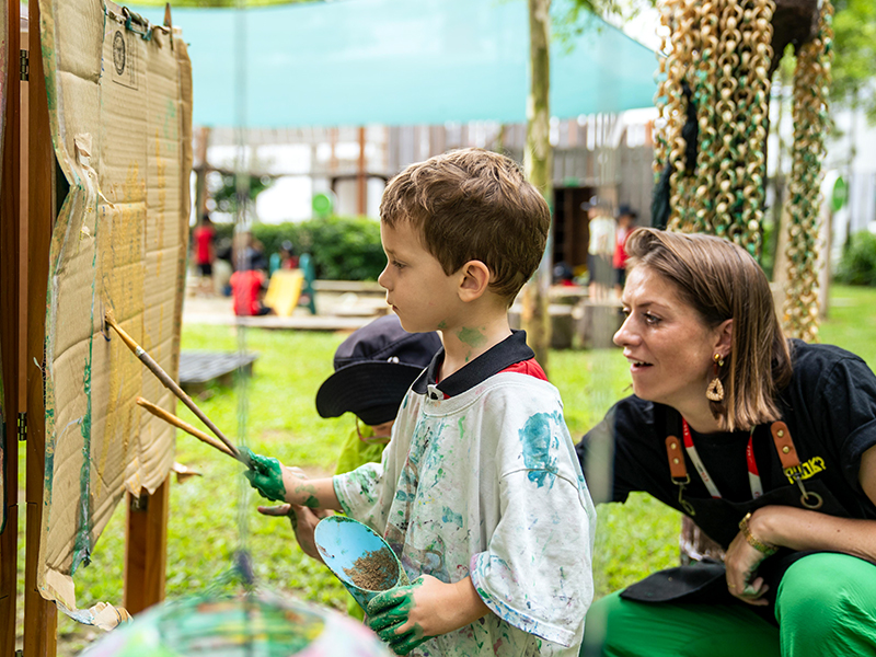 inquiry-based IB primary years programme - CIS painting activity