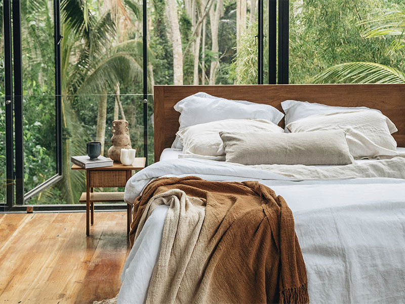 Heveya beds in Singapore 