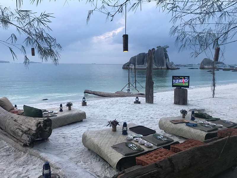 Glamping beach holiday in Belitung