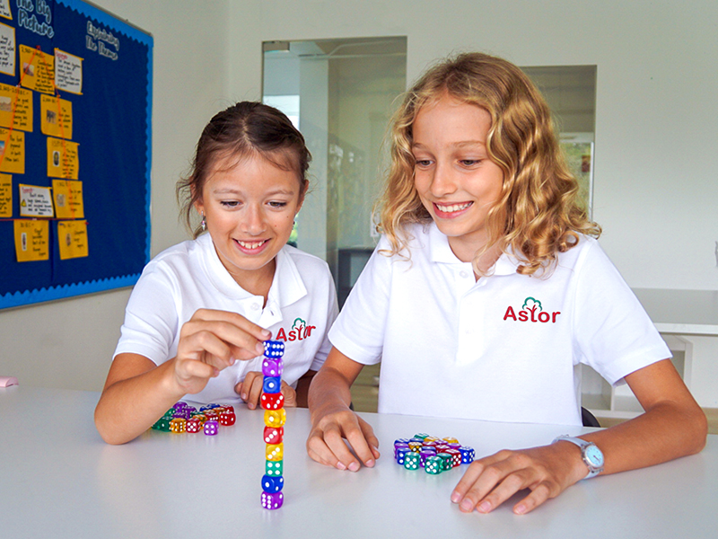 Astor Singapore International school – IPC, Singapore Maths, British English