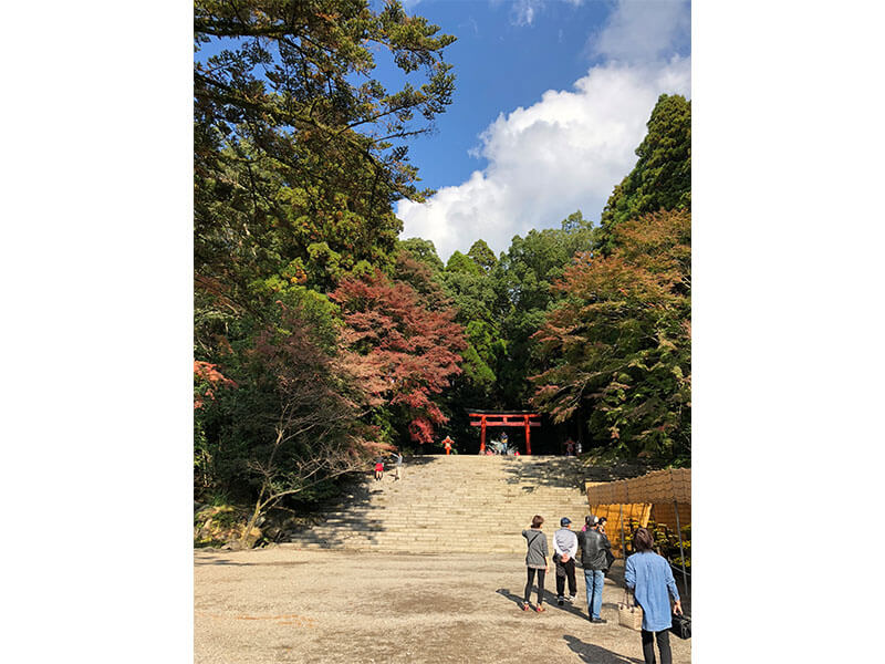Japan Aoshima kirishma shrine view