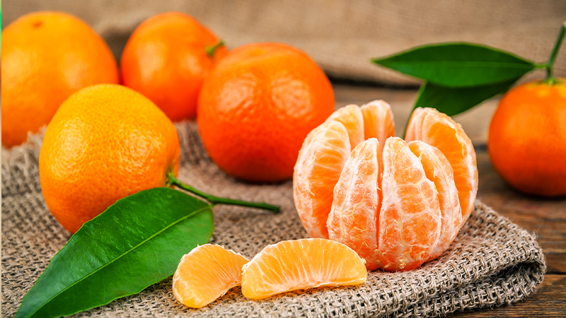 Mandarin oranges chinese new year snacks