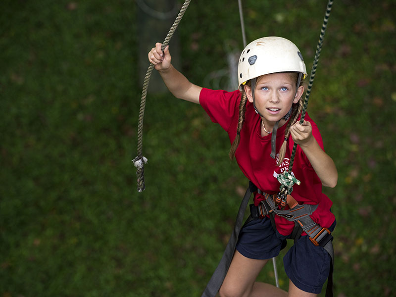 Singapore American School American national curriculum ropes climbing activity