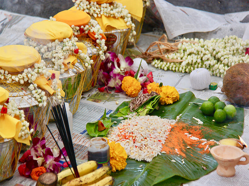 Thaipusam offerings