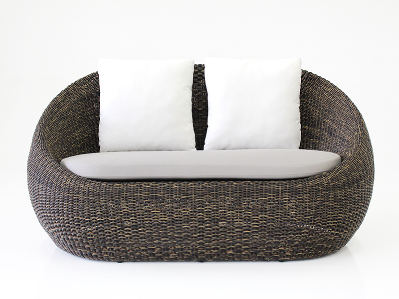 The Furniture Makers wicker sofa outdoor