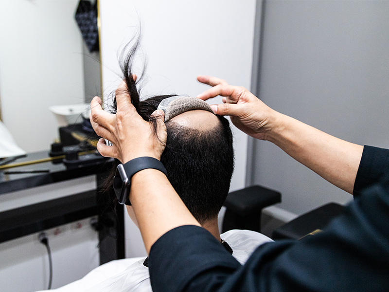 thinning hair in men toupee rehair lab
