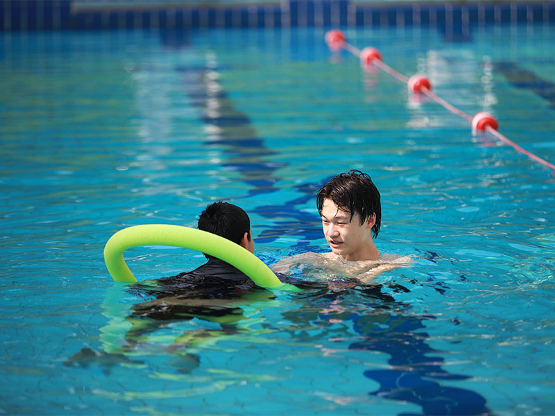 Singapore American School service learning swimming lessons