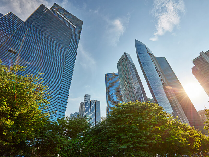 Singapore CBD office buildings