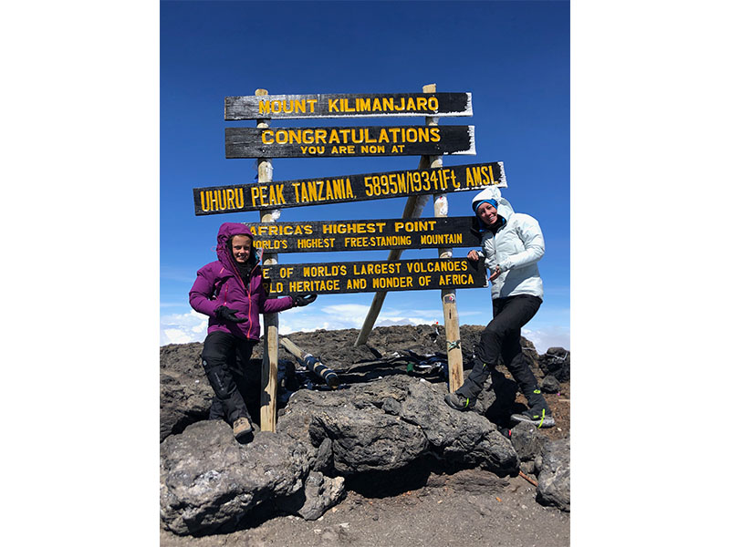 Climbing Kilimanjaro summit