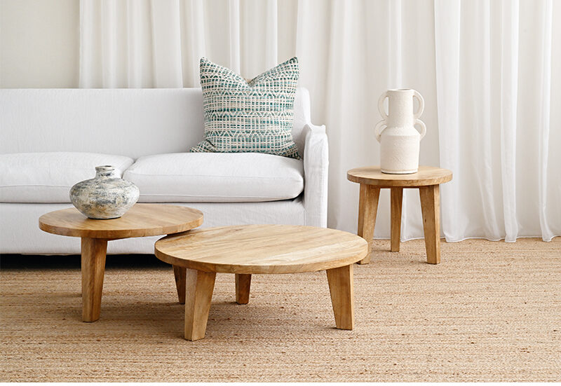 natural wood nesting tables in singapore island living