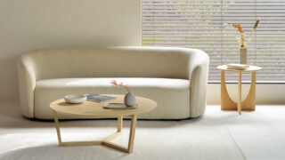 Cream sofa from Soul & Tables