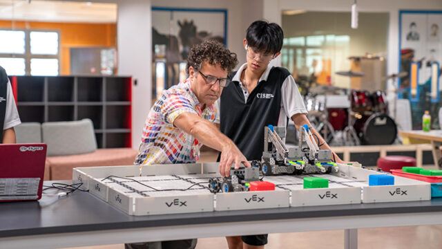 CIS - robotics in STEAM STEM education; science technology engineering and mathematics