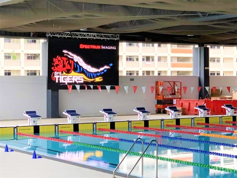 Overseas Family School facilities Olympic standard swimming pool 