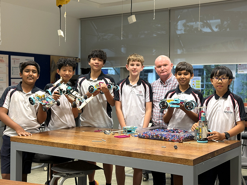 robotics learning space at Stamford American top schools in Singapore