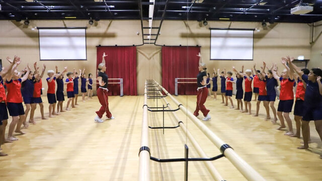 state-of-the-art facilities dance studio at Tanglin Trust School