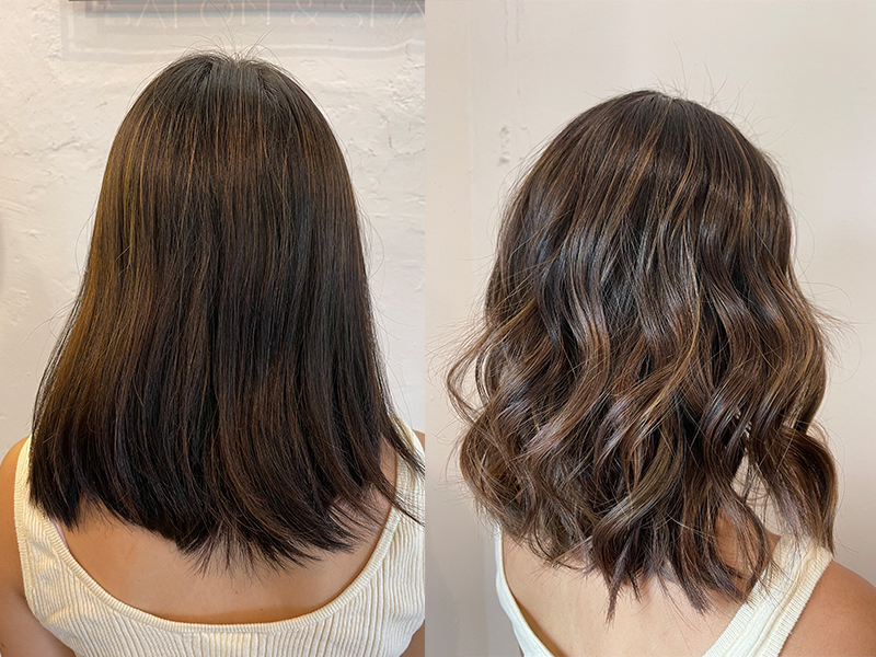 trimmings hair salon for highlights, lowlights and balayage colour treatments