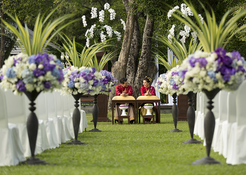 Anantara Chiang Mai Thai wedding ceremony weddings in southeast asia