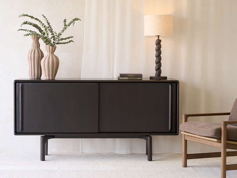 sideboard in black