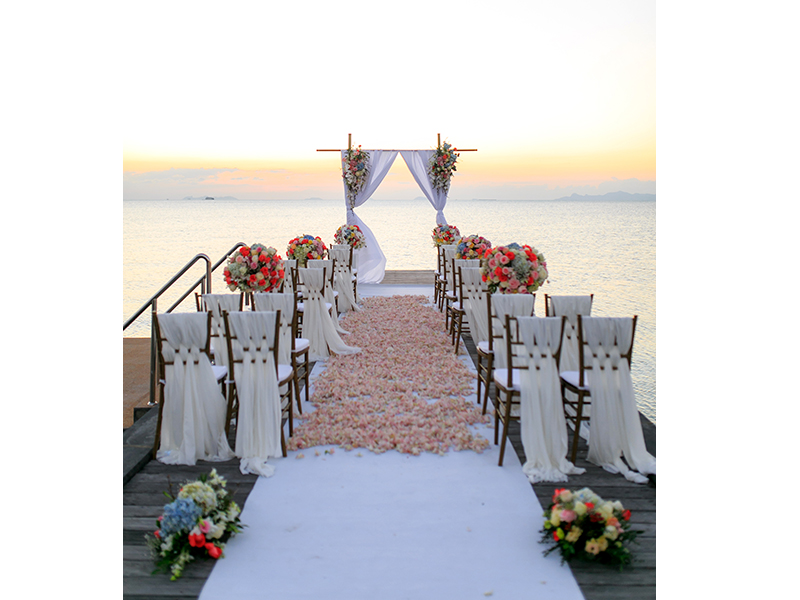 InterContinental Koh Samui Resort private pier wedding