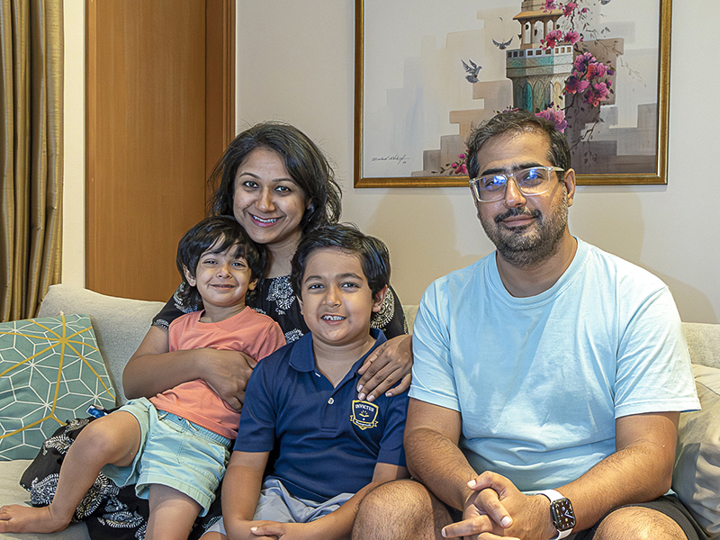 image of family with child at IGCSE schools in Singapore - Invictus
