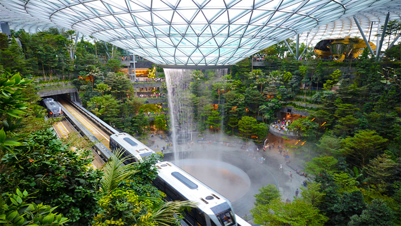 Jewel at changi instagram places in singapore