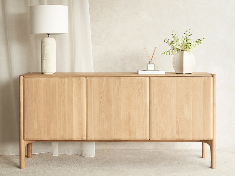 PI sideboard in solid oak