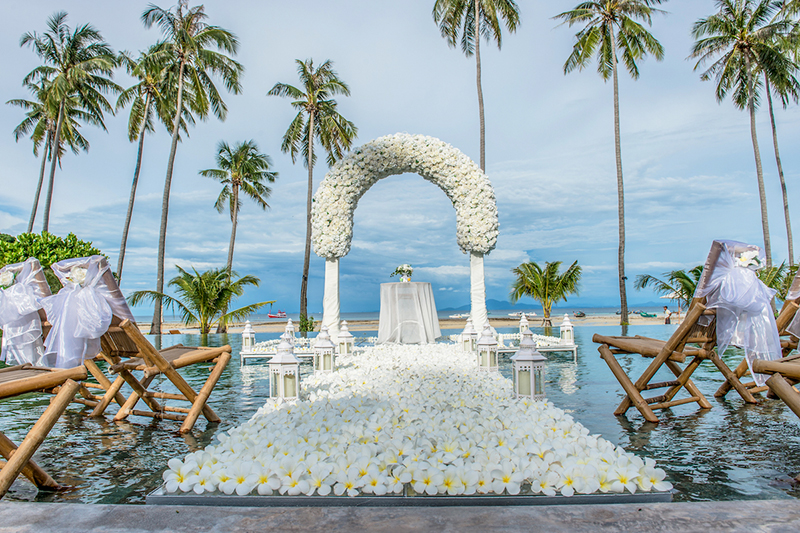 Phi Phi Island Village Beach Resort infinity pool weddings in southeast asia