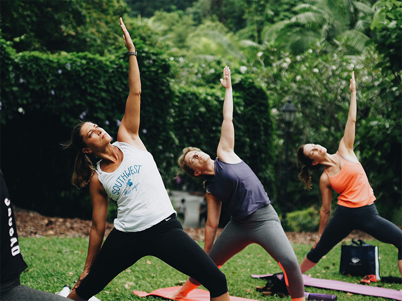 UFIT Yoga outdoor fitness classes in Singapore
