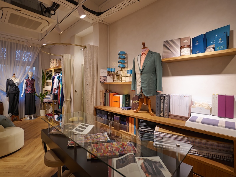 Meiko Tailor in Singapore with Uncle Chung - how he creates tailored suits for men and what makes a good tailor