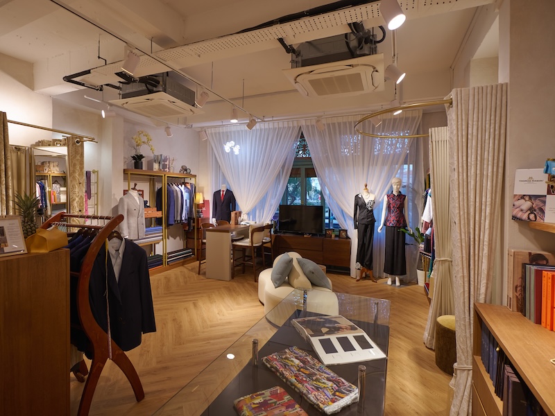 Meiko Tailor in Singapore with Uncle Chung - how he creates tailored suits for men and what makes a good tailor