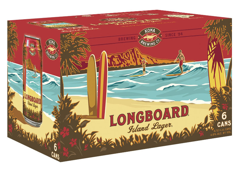 KONA Longboard Island Lager Beer 