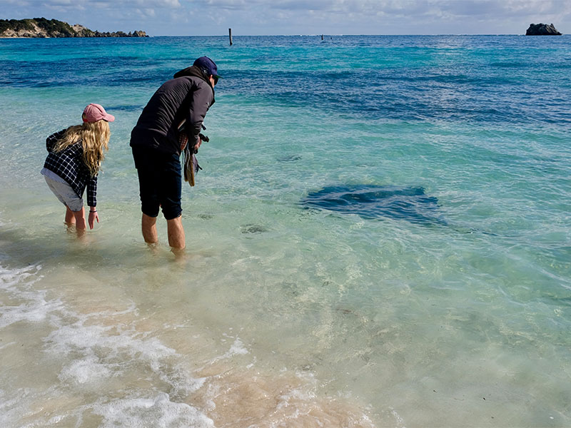 Margaret River with kids sea
