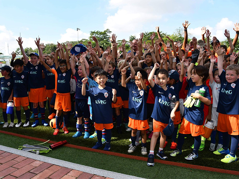 British Football Academy Singapore young soccer players