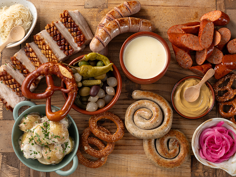 Lush Platters - Oktoberfest food - German beer 