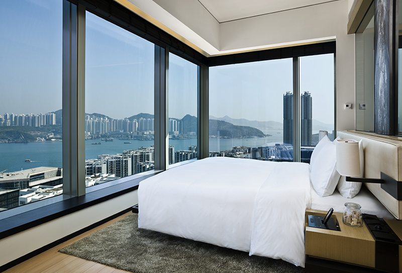 EAST Hong Kong harbour corner room