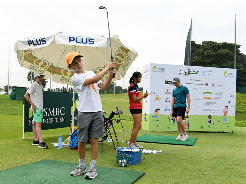 SMBC Singapore Open Discover Golf Carnival Chip In For Arc