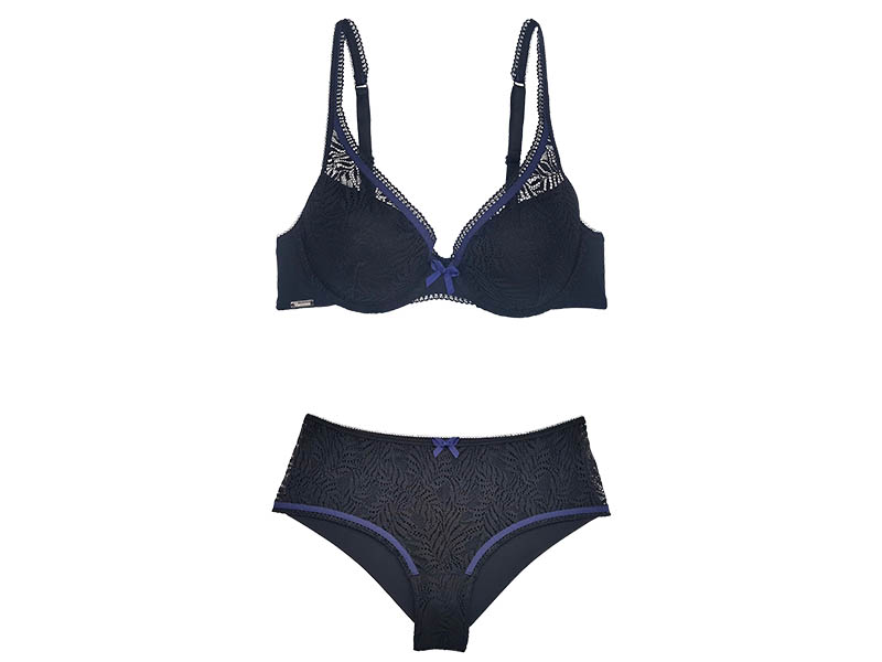 Amelie navy blue lingerie in singapore