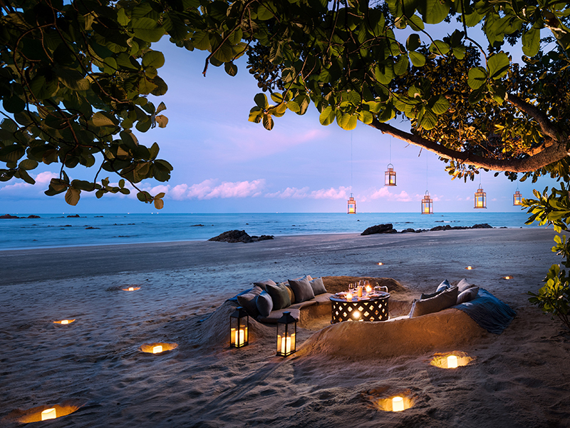 Anantara Desaru Coast Resort and Villas Dining By Design private beach dining