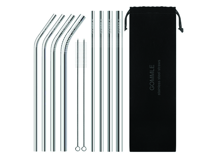Stainless steel straws - plastic free products