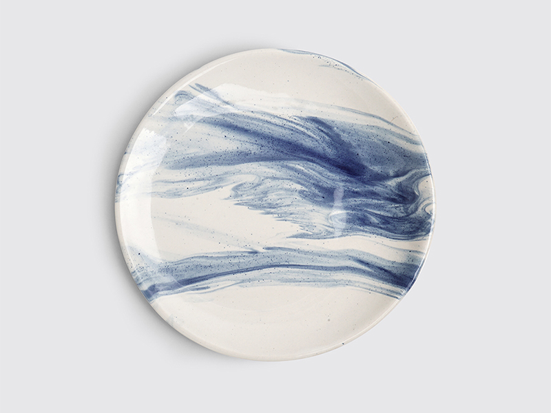 Suterwala's dinnerware blue plate