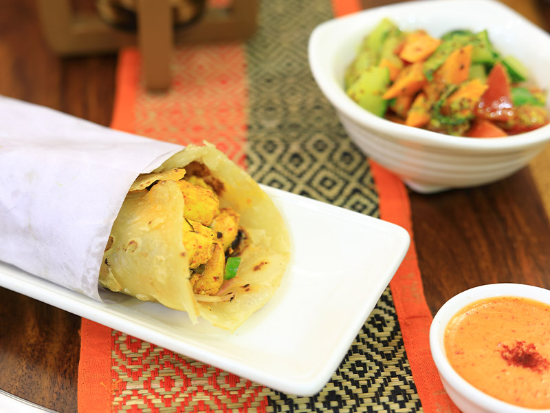 Kolkata Beckons - Paneer Tikka Roll - Great Indian Food in Singapore